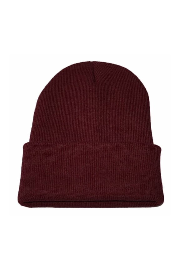 Unisex Slouchy Knitting Beanie Hop Style, Warm for Winter Skiing, Acrylic Fibres, Elastic Size