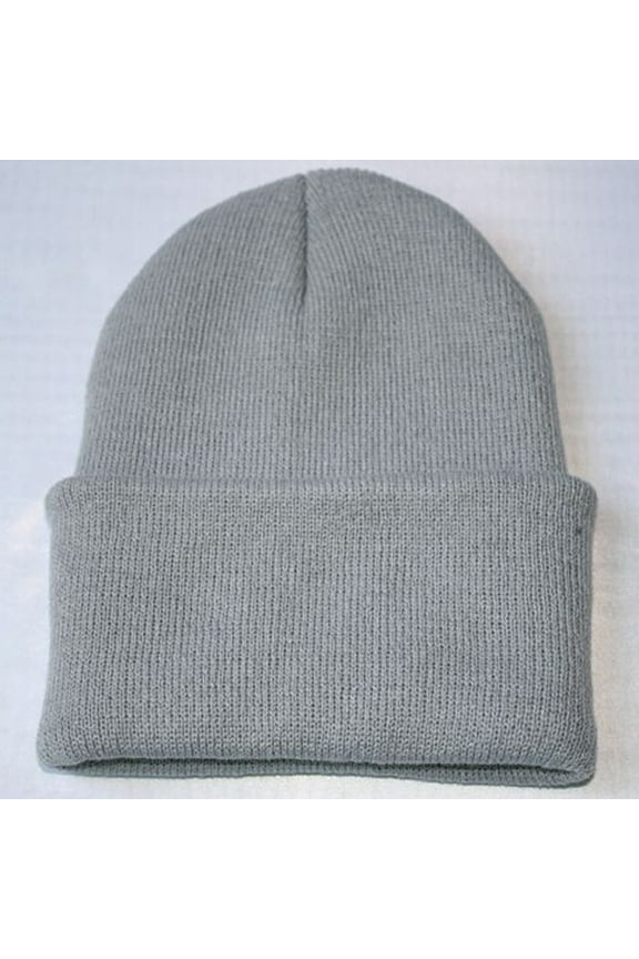 Unisex Slouchy Knitting Beanie Hop Style, Warm for Winter Skiing, Acrylic Fibres, Elastic Size