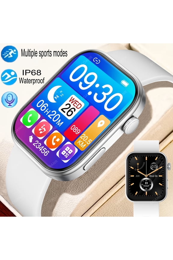 Unisex Smartwatch • Music Control • Multi-strap • Message/Alarm/Sedentary Reminders • Multiple Sports Modes • Diverse Dials • iOS/Android Compatible • Holiday Gift