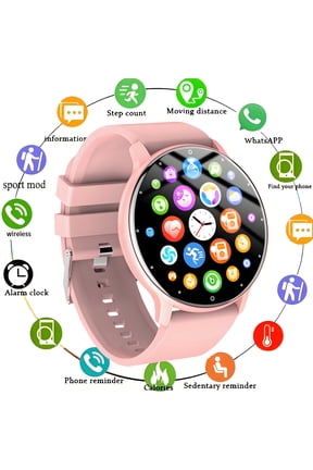 Unisex Smartwatch with 1.28" Display, Fitness Tracker, Sleep Monitor, Step & Distance Counter for Running, Gym & Daily Use