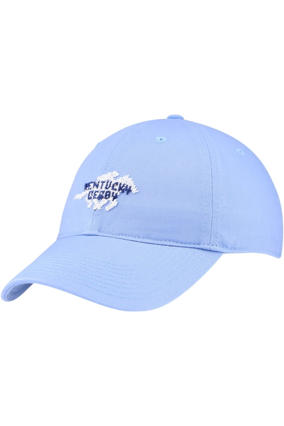 Unisex Smathers & Branson Light Blue Kentucky Derby Horse Silhouette Adjustable Hat