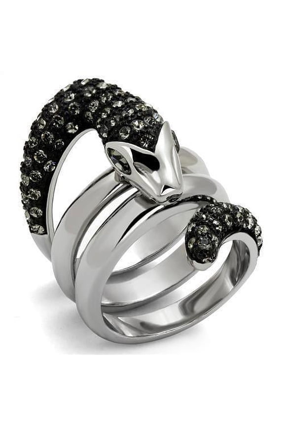 Unisex Snake Ring Anillo Para Hombre Unisex 316L Stainless Steel Ring