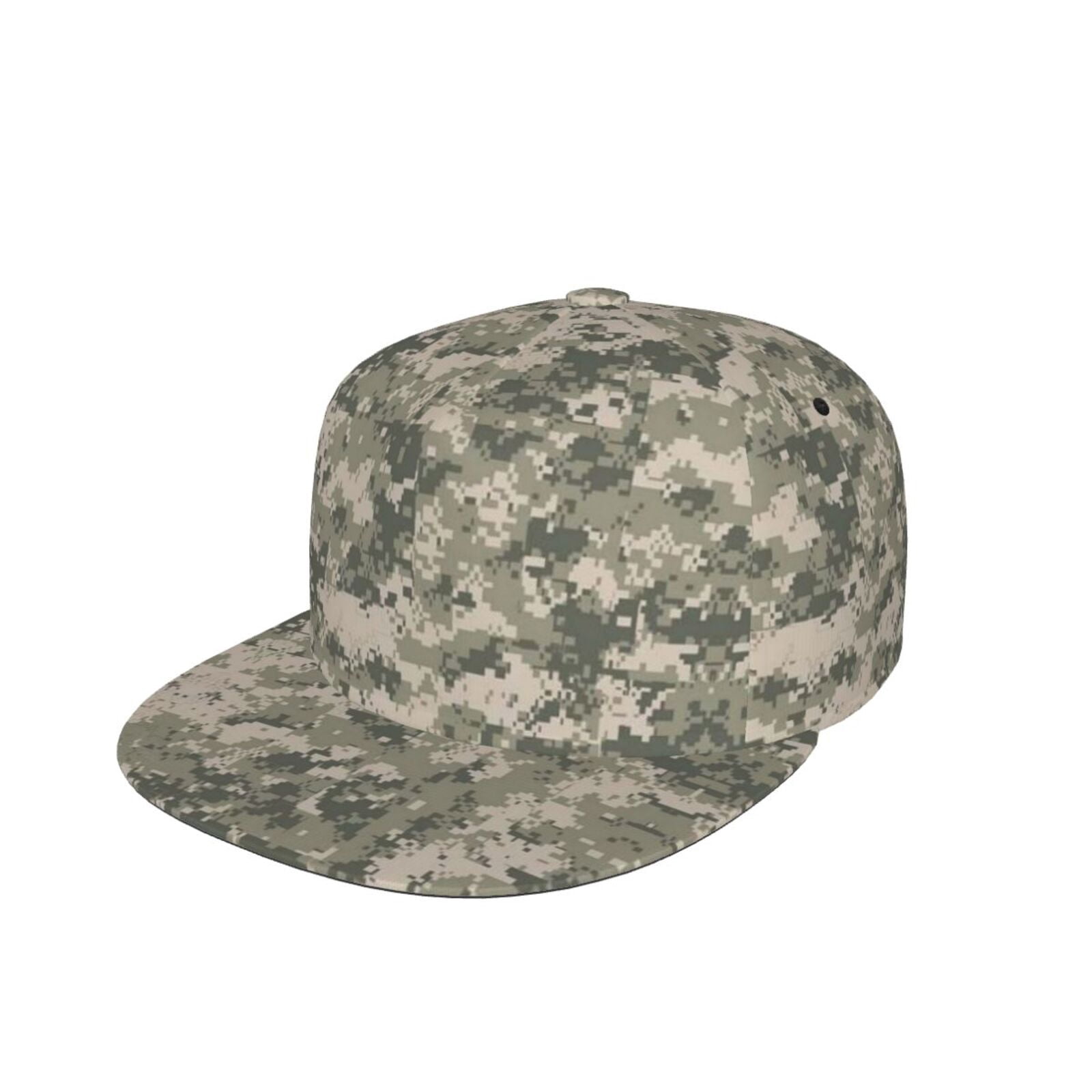 Unisex Army Camo Snapback Hat Hip Hop Style Colorful Adjustable Baseball Cap New Unisex Camouflage Baseball Cap Classic Dark Green Dad  main image 2