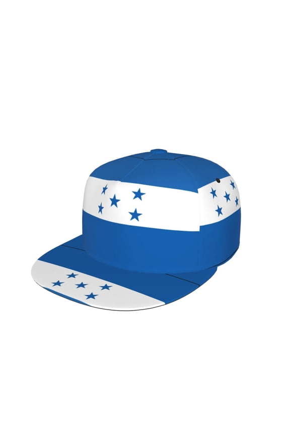 Unisex Snapback Hats Flag Of Honduras Adjustable Flat Bill Baseball Cap Dancing Hip Hop Cap