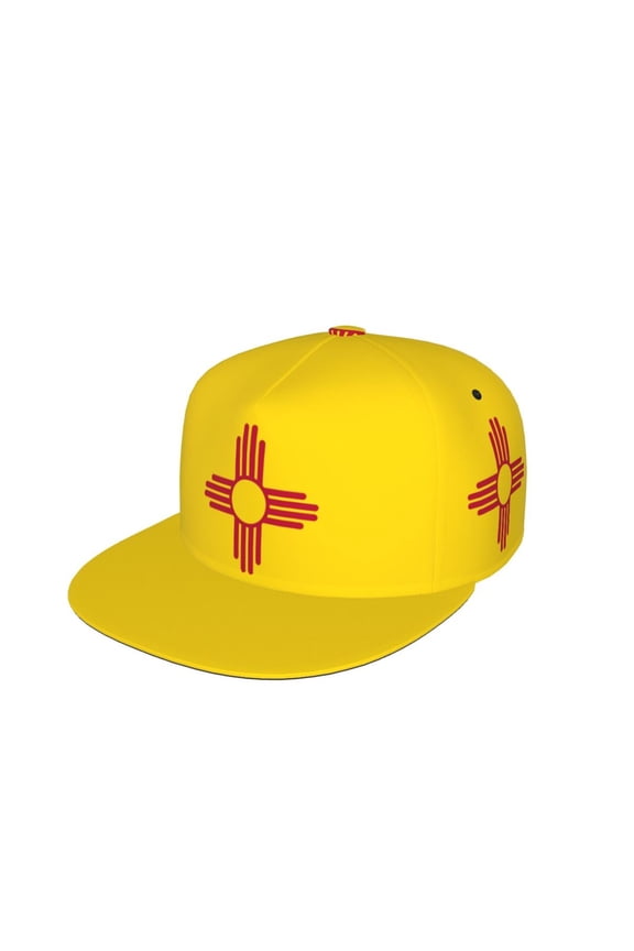 Unisex Snapback Hats New-Mexico Adjustable Flat Bill Baseball Cap Dancing Hip Hop Cap
