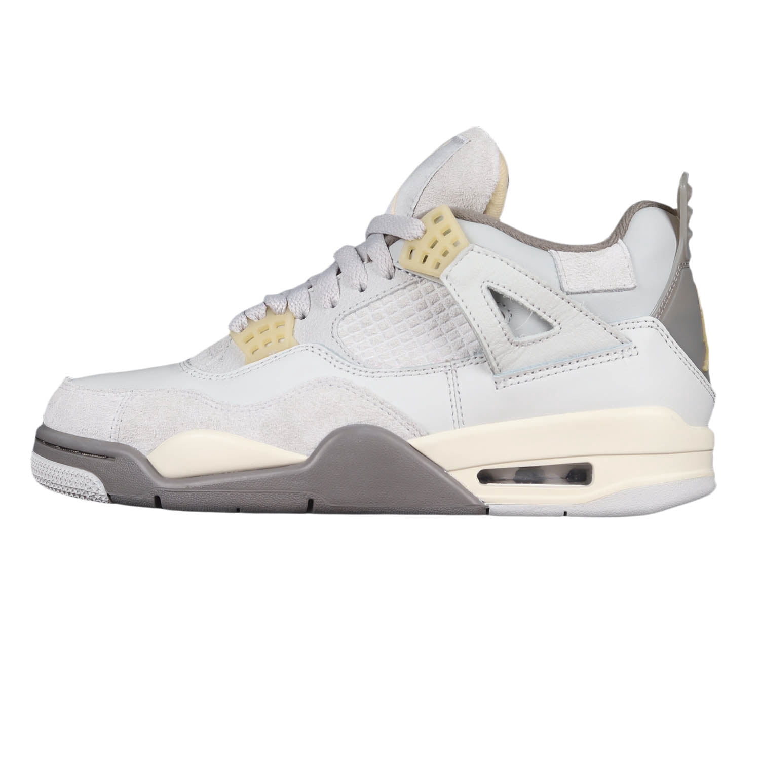 Unisex Sneakers Fashion Sports 4S Basketball Shoes Grey Cement