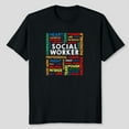 thumbnail image 1 of Unisex Social Worker Graphic T-Shirt, Sizes S-5XL, Tbun, 1 of 5