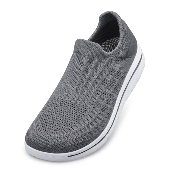 Unisex Sock Walking Shoes Wide Toe Box Slip-on Mens Running Shoe Womens Lightweight Casual Fashion Sneakers 12Women/10Men