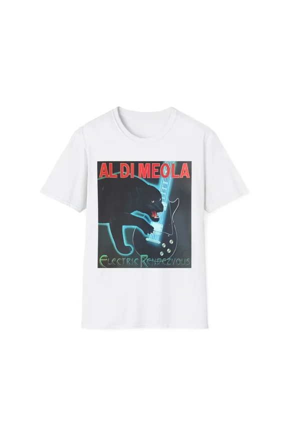 Unisex Soft Cotton T-Shirt. Al Di Meola. Electric Rendezvous