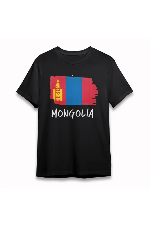 Unisex Soft T-Shirt Mongolian Steppe Landscape Tee Short Cotton