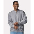 thumbnail image 1 of Unisex Softstyle Midweight Fleece Quarter-Zip Sweatshirt, 1 of 6