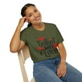 thumbnail image 1 of Unisex Softstyle T-Shirt Christmas Valentine's Day Baked With Love, 1 of 8