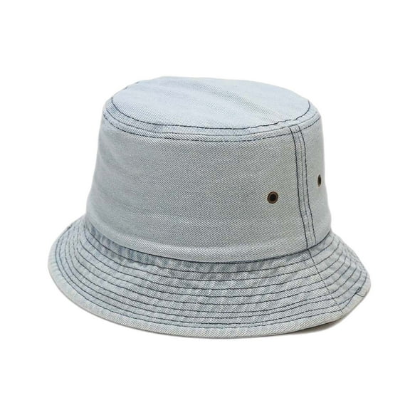 Unisex Solid Color Bucket Hat Sun Hat for Men and Women