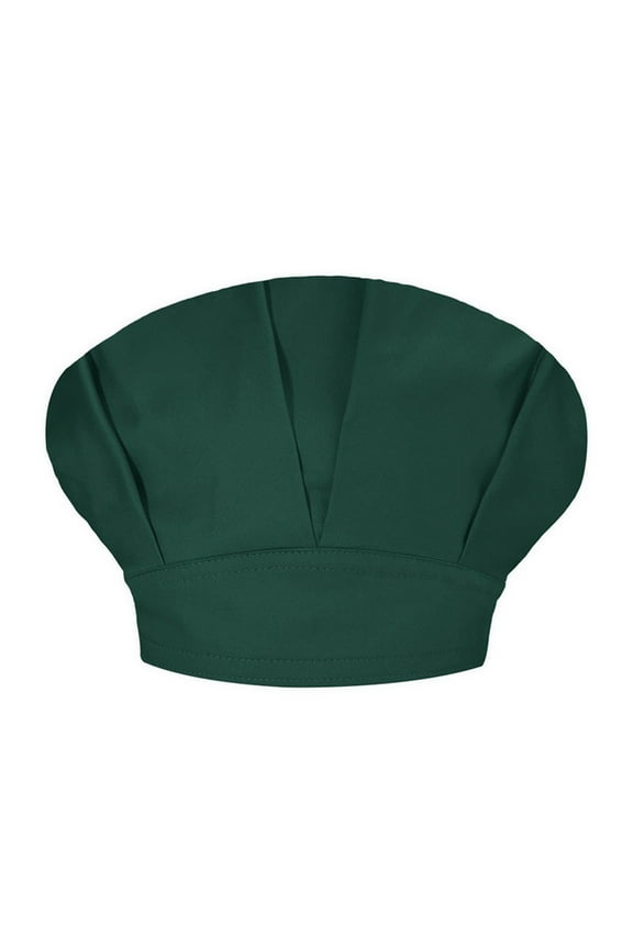 Unisex Solid Color Cap Kitchen Catering Oil Proof Chef Hat Bouffant Hat Wool for Women Large Fancy Hat Men French Teens Mens Hats Large Classic Solid Color Wool French Party Hats Adults Teen Hat Male