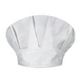 thumbnail image 1 of Unisex Solid Color Cap Kitchen Catering Oil Proof Chef Hat Bouffant Hat, 1 of 2