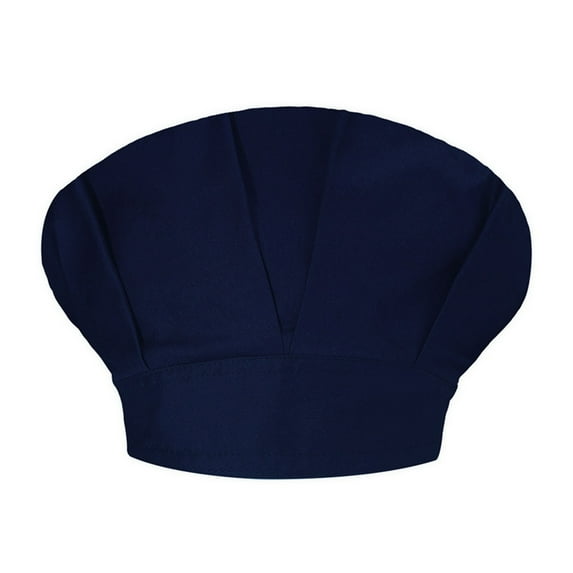 Unisex Solid Color Cap Kitchen Catering Oil Proof Chef Hat - Bouffant Style, Cotton Material, One Size Fits Most, Four Seasons Use