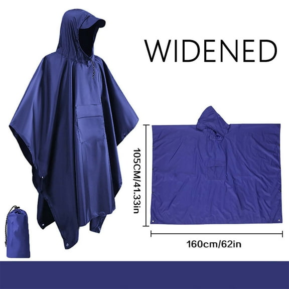 Unisex Solid Color Cape Raincoat - Waterproof and Lightweight Multi-Functional Rainwear for Hiking or Outdoor Activities, Limited Time Offer Under 10 Dollars