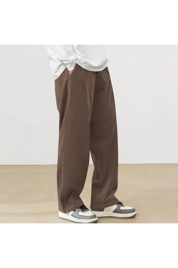 Unisex Solid Color Drawstring Track Pants Cozy Corduroy Straight Leg Loungewear Pants Set for Women Casual Womens on Pants Casual Work Dress Pants for Women Casual Summer Womens Pants with Pockets