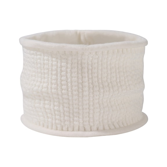 Unisex Solid Color Thickened Knitted Neck Warmer Winter Lined Scarf For Men & Women Neck Sleeve Scarf Women Wool Scarf Women Soft Scarfs for Women Head Wrap Bandannas for Head Women Vintage Silk