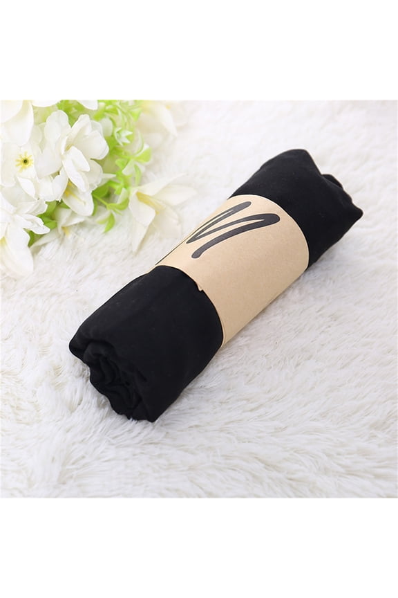 Unisex Solid Color Woven Cotton Scarf for Autumn and Winter, Versatile Outdoor Sun Protection Beach Towel Scarf, Lightweight Multi-Purpose Wrap for Travel and Picnic, Soft Carpet Style Scarf - Black