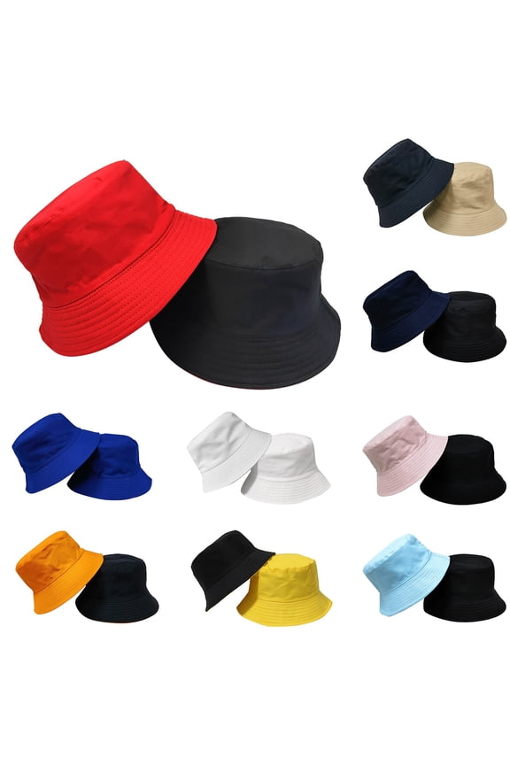 Unisex Solid Fisherman Hat Korean Style Casual Lightweight Couple Visor Cap