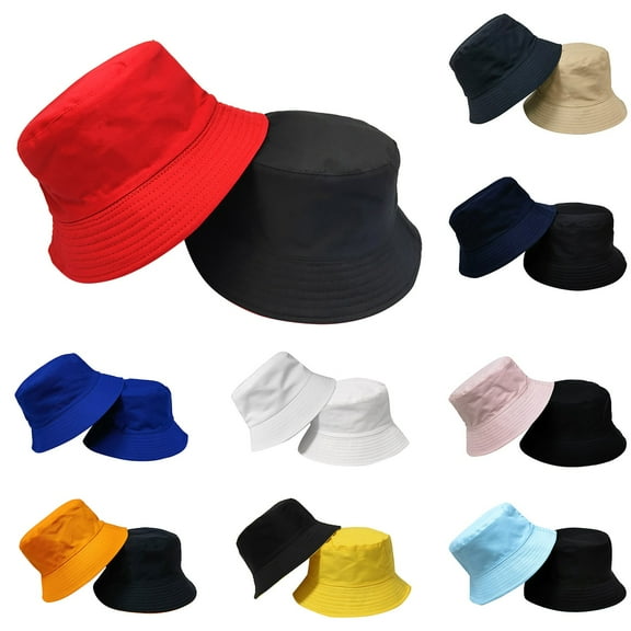 Unisex Solid Fisherman Hat Korean Style Casual Lightweight Couple Visor Cap