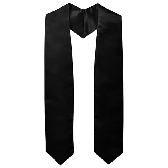 Unisex Solid Graduation Stole, Graduation Season Ribbon Etiquette Shoulder Strap, Pure Color Awarding Cape, 2026 Graduation Stole with Sash Graduation Honor Stole