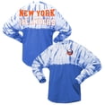 thumbnail image 1 of Unisex Spirit Jersey Royal New York Islanders Crystal Half Dye Long Sleeve T-Shirt, 1 of 3