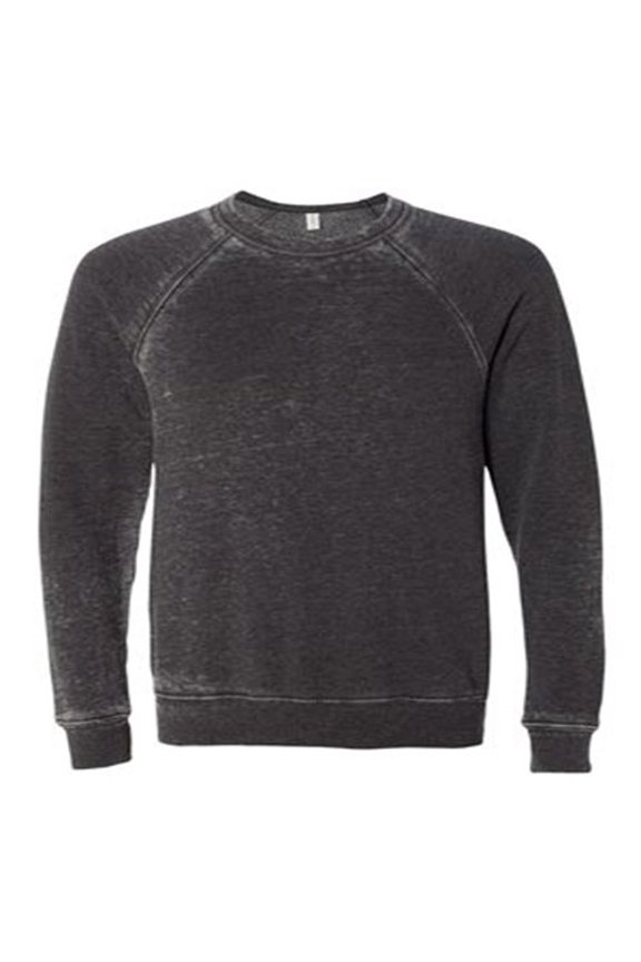 Unisex Sponge Fleece Crewneck Sweatshirt - GREY ACID FLEECE - XL