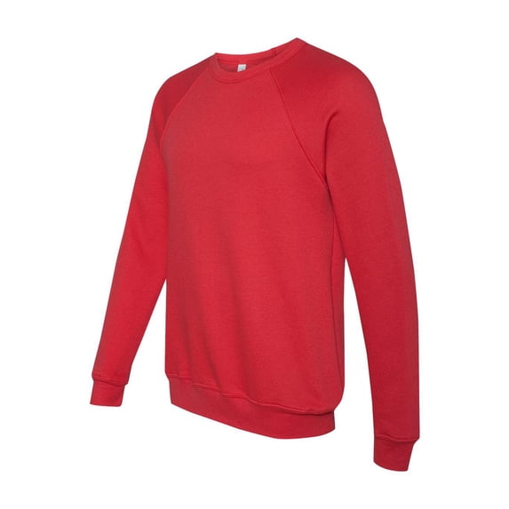 Unisex Sponge Fleece Crewneck Sweatshirt - RED - L