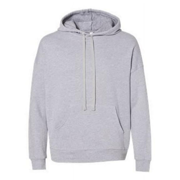 Unisex Sponge Fleece Drop Shoulder Hoodie, Athletic Heather - Small