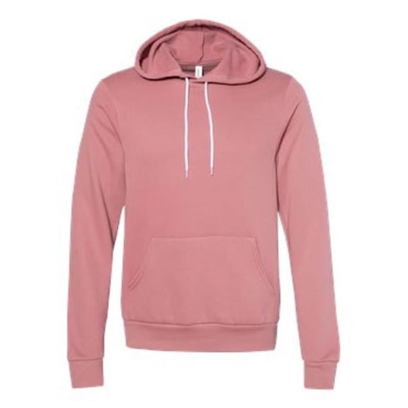 Unisex Sponge Fleece Hoodie, Mauve - 2XL