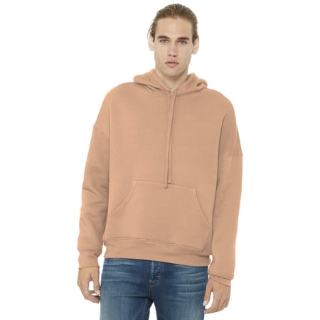 Unisex Sponge Fleece Pullover DTM Hoodie - PEACH - 2XL