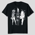 thumbnail image 1 of Unisex Spooky Girl Squad, Skeleton Ghost Pumpkin T-Shirt, Sizes S-5XL, Tbun, 1 of 5