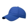 thumbnail image 1 of Unisex Sport Mountain Climbing Breathable Beach Baseball Cap Hop Hat Sun Hat for Fashion Adjustable Womens Baseball Caps Blue One Size, 1 of 5