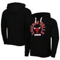 thumbnail image 1 of Unisex Sportiqe Black Chicago Bulls Athos Olson Tri-Blend Pullover Hoodie, 1 of 4