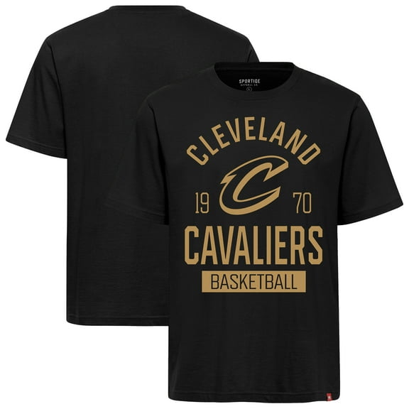 Unisex Sportiqe Black Cleveland Cavaliers Duke Premium T-Shirt