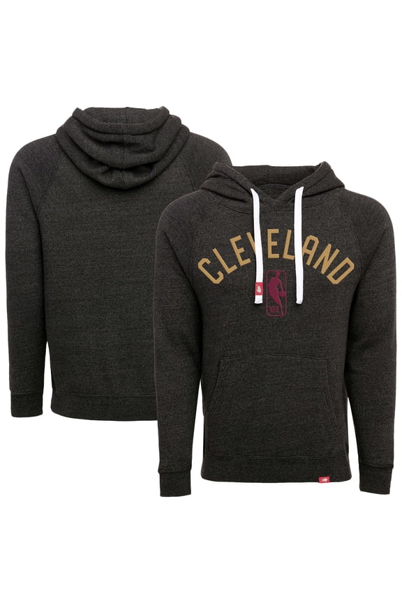 Unisex Sportiqe  Black Cleveland Cavaliers  Olsen Tri-Blend Pullover Hoodie