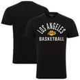 thumbnail image 1 of Unisex Sportiqe  Black Los Angeles Lakers  Bingham T-Shirt, 1 of 3