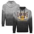thumbnail image 1 of Unisex Sportiqe Black Los Angeles Lakers Blake Sun-Fade Pullover Hoodie, 1 of 3