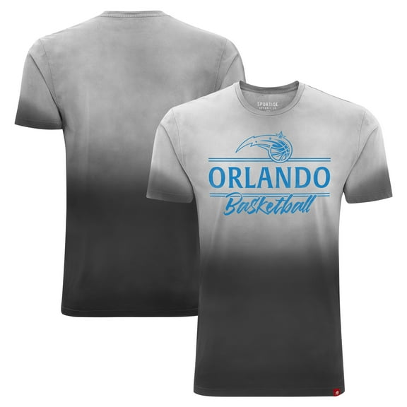Unisex Sportiqe Black Orlando Magic Bingham Sun-Fade T-Shirt
