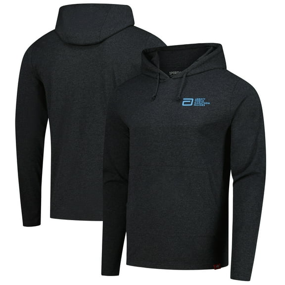 Unisex Sportiqe Black Abbott World Marathon Majors Rowan 7 City Tri-Blend Pullover Hoodie