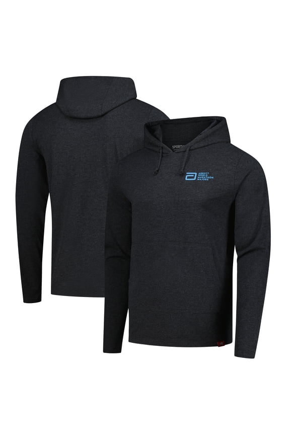 Unisex Sportiqe Black Abbott World Marathon Majors Rowan 7 City Tri-Blend Pullover Hoodie