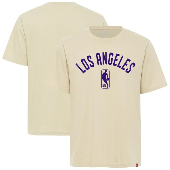 Unisex Sportiqe  Cream Los Angeles Lakers  Duke Premium T-Shirt