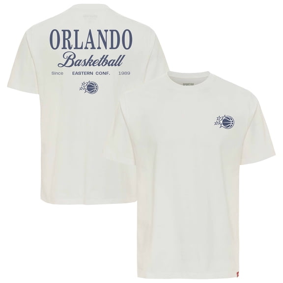 Unisex Sportiqe  Cream Orlando Magic Athletic Club Collection Duke Relaxed Fit Premium T-Shirt