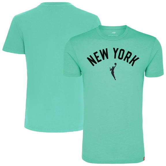Unisex Sportiqe  Mint New York Liberty Comfy Tri-Blend T-Shirt