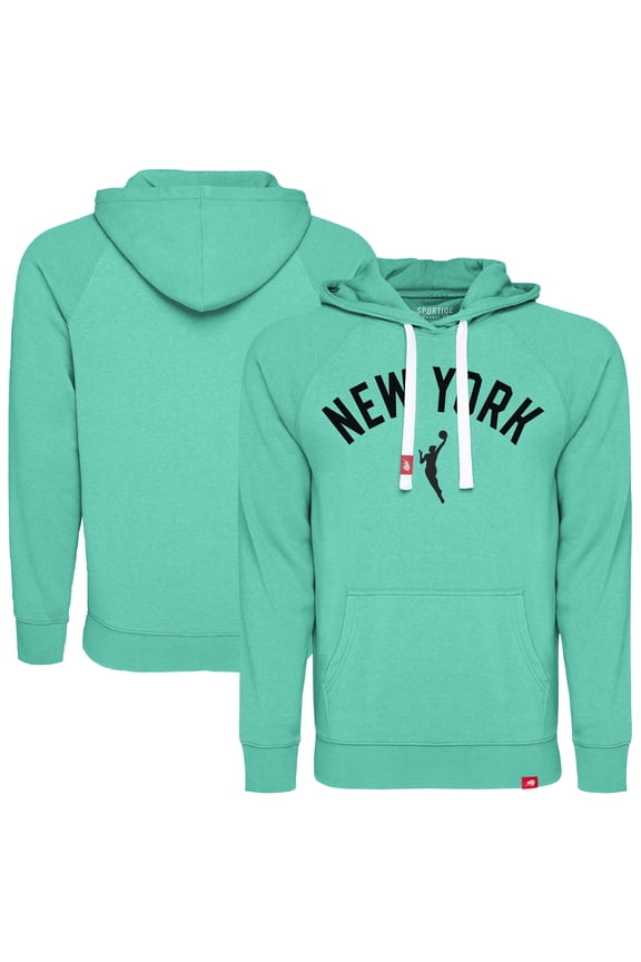 Unisex Sportiqe  Mint New York Liberty Olsen Tri-Blend Hoodie