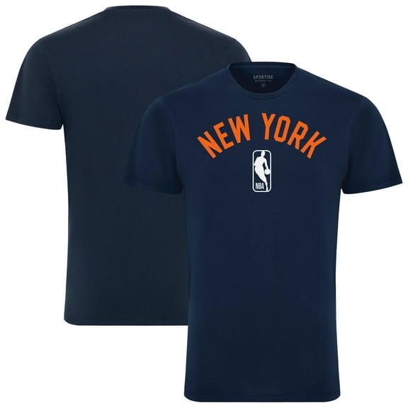 Unisex Sportiqe Navy New York Knicks Bingham T-Shirt