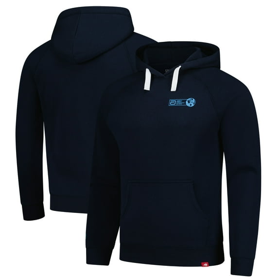 Unisex Sportiqe Navy Abbott World Marathon Majors Six Star Finisher Olsen Tri-Blend Pullover Hoodie