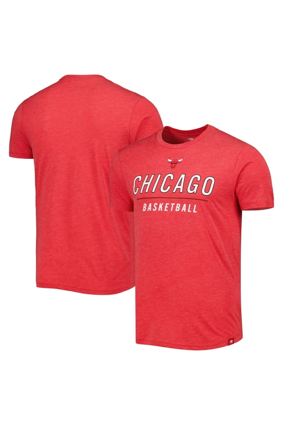 Unisex Sportiqe Red Chicago Bulls Turbo Tri-Blend T-Shirt